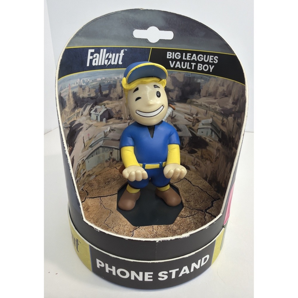 Fallout Big League Vault Boy Mini Cable Guy Phone Stand & Earbud Holder 4"